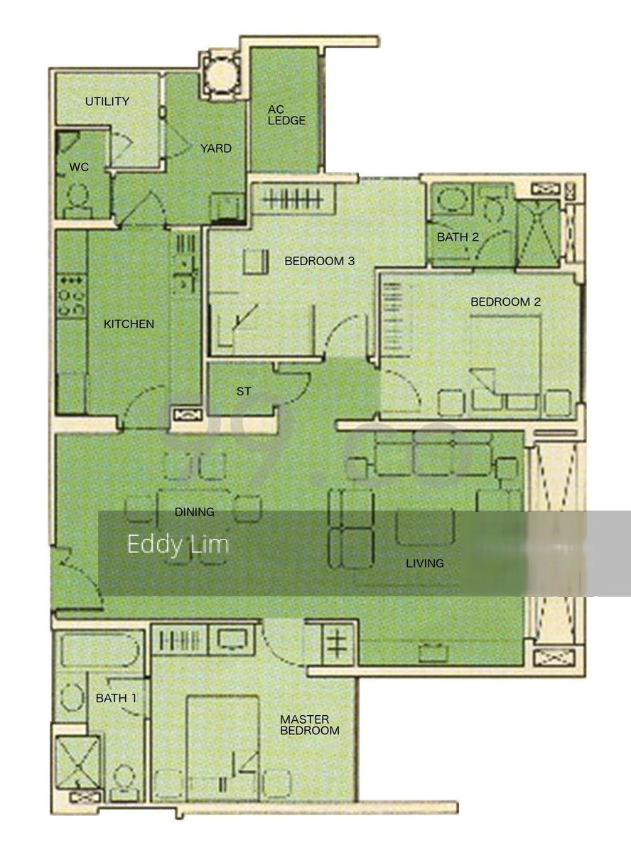 Evergreen Park (D19), Apartment #193802012